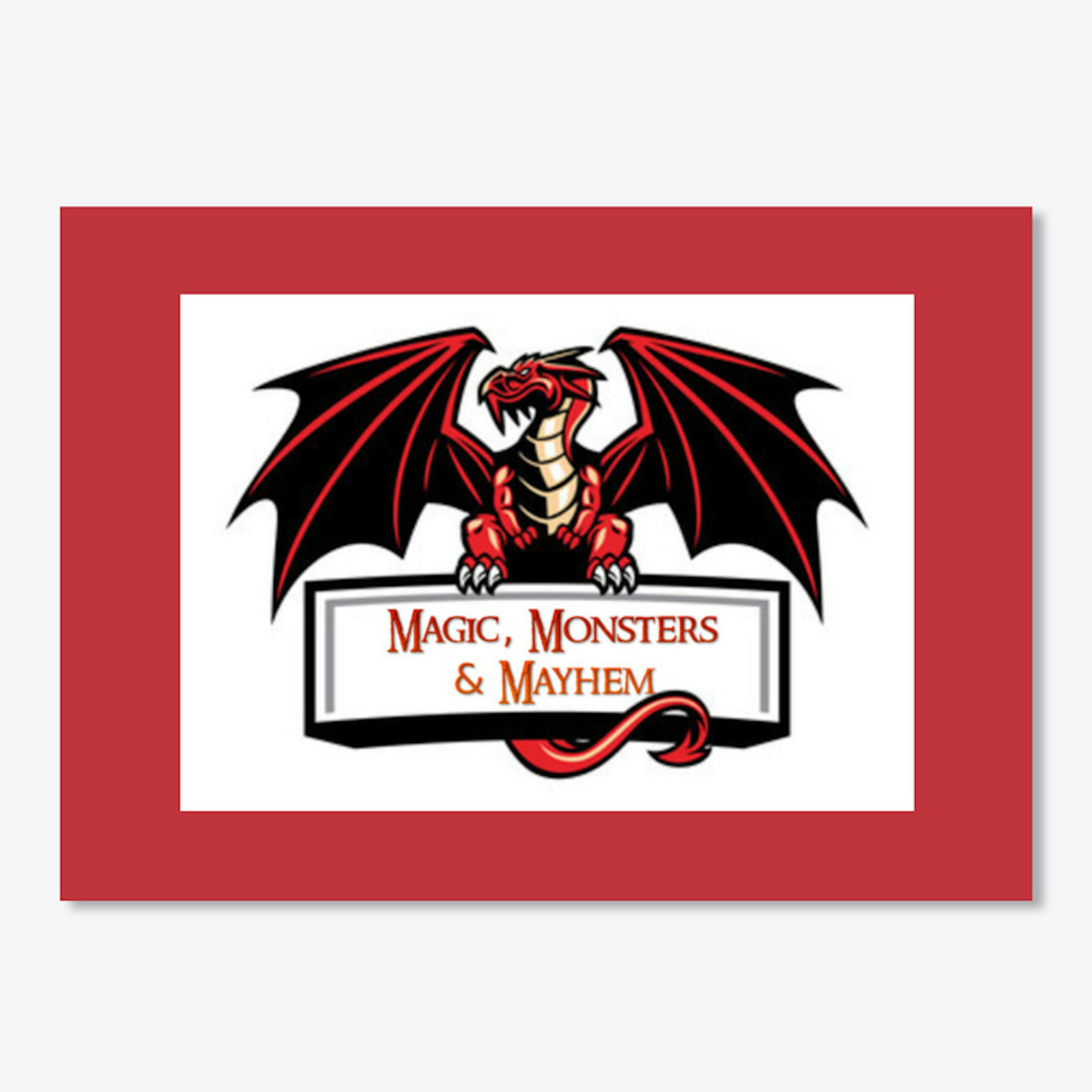Magic, Monsters and Mayhem - Sticker
